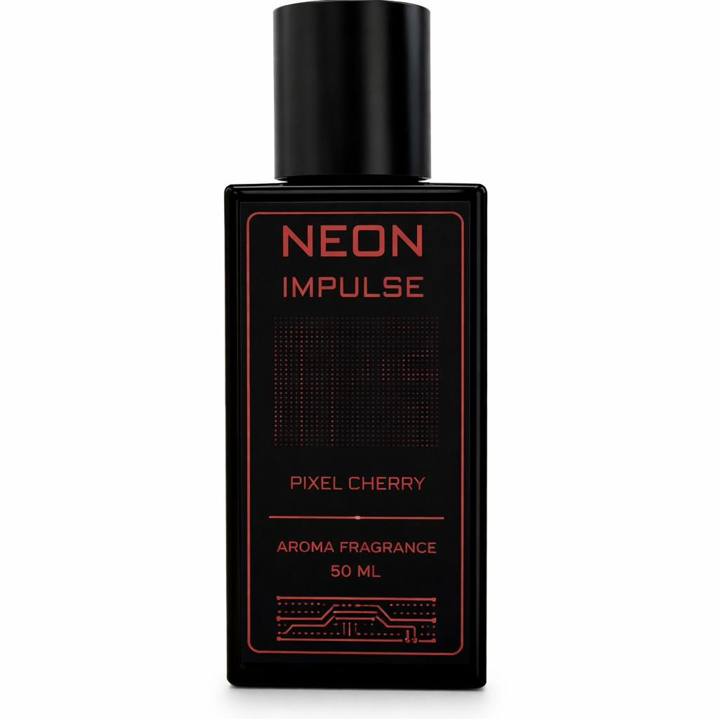 Pixel Cherry Berlin Neon Cherry Ritual Sweet Fruity Duftspray Flakon – Leuchtender Kirschduft von Neon Impulse