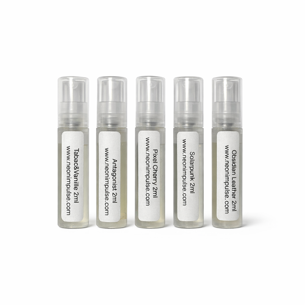 Neon Impulse Duftproben Set – parfümartige Duftkompositionen (5 x 2 ml)