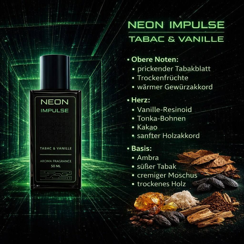 Tabac & Vanille – Warm Tobacco Vanilla Fragrance Spray – Sweet Cozy Scent 50ml