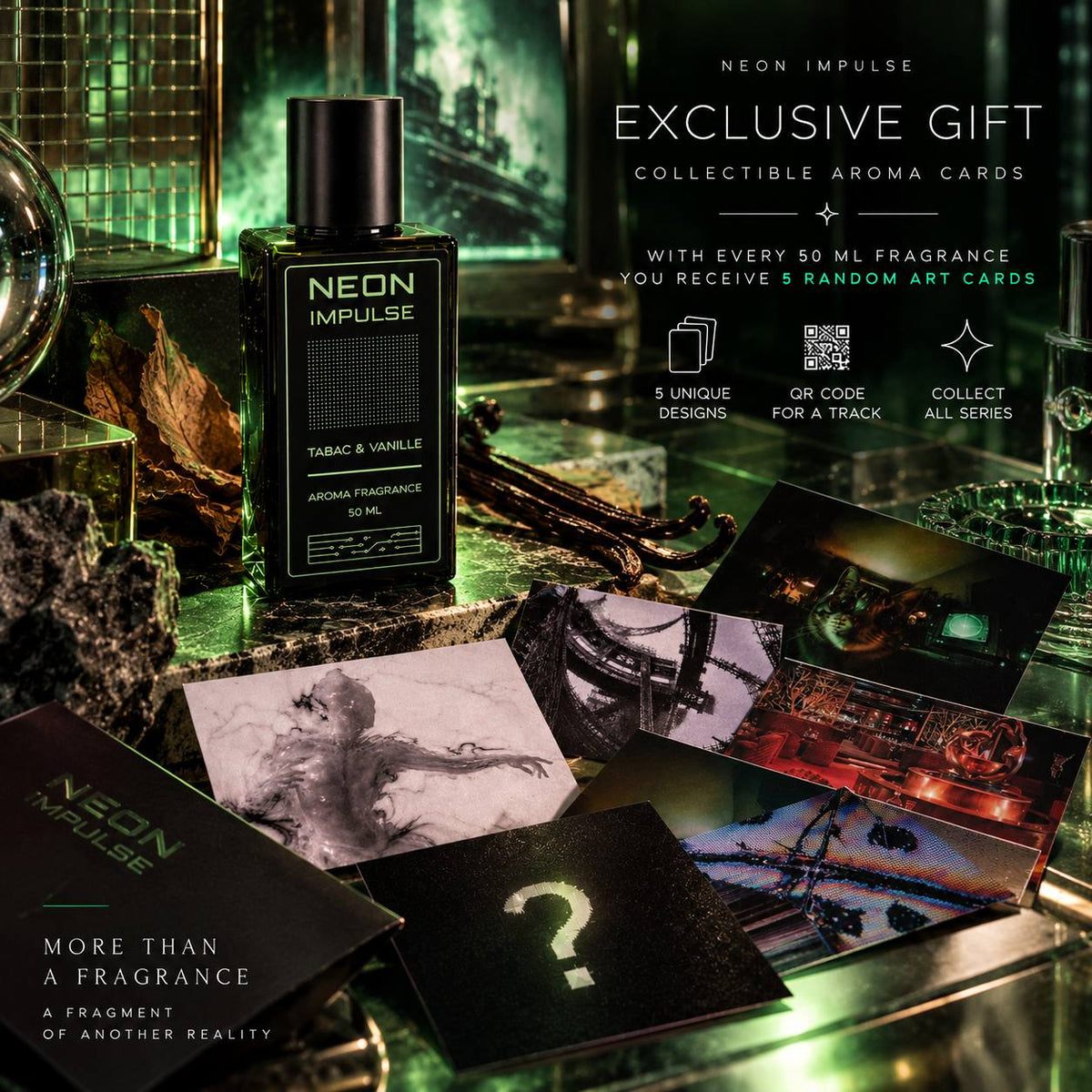 🎁 THE NEON IMPULSE COLLECTOR CARDS (100% off)